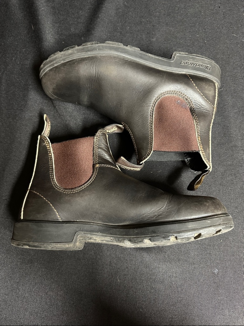 Blundstone Leather Chelsea Boots with Dark Brown M8.5 - Picture 8 of 14